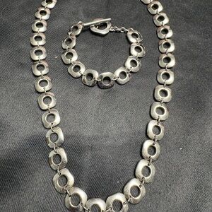 Stainless Steel Necklace and bracelet set